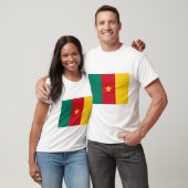 T Shirt mit Flagge Kameruns (Unisex)
