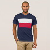T Shirt mit Flagge Polens (Vorne ganz)