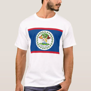 T-Shirt mit Flagge von Belize