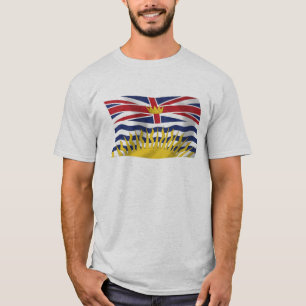 T-Shirt mit Flagge von British Columbia
