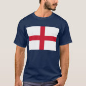 T Shirt mit Flagge von England. (Vorderseite)