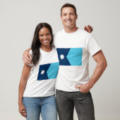 T-Shirt mit Flagge von Minnesota, USA (Unisex)