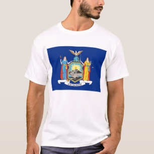 T-Shirt mit Flagge von New- YorkStaat USA