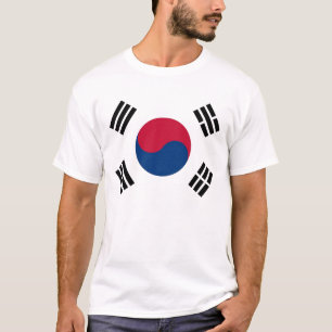 T-Shirt mit Flagge von Südkorea