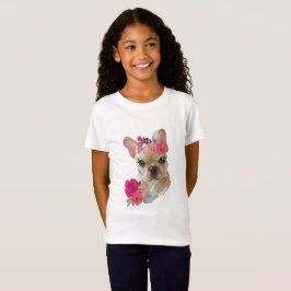 T Shirt mit französischem Blumendesign