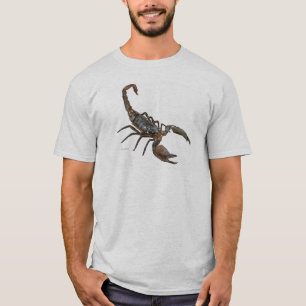 T - Shirt mit freundlichem Scorpion (weiß)