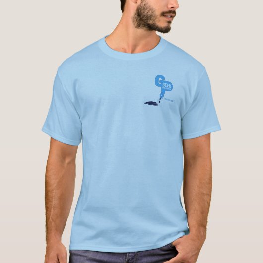 T-Shirt mit Geek-Philosophie (Vorderseite)