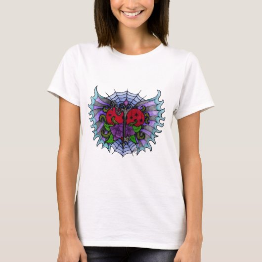 T-Shirt mit geflügeltem Herzen (Vorderseite)