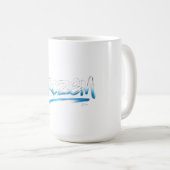 T-Shirt mit gefrorenem Text Kaffeetasse (VorderseiteRechts)