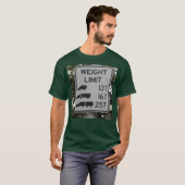 T - Shirt mit Gewichtsbegrenzung (Vorne ganz)
