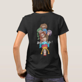 T-Shirt mit Girl Gang Motiv
