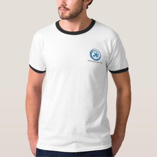 T-Shirt mit Goldener Regel (ECF-Logo) (Vorderseite)