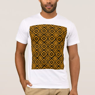T - Shirt mit goldfarbenem Blume