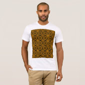 T - Shirt mit goldfarbenem Blume (Vorne ganz)