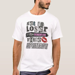 T-Shirt mit Grafik 'Get In Loser' Fetter Cutout-