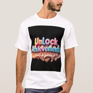 T-Shirt mit Grafik zum Freischalten von Errungensc