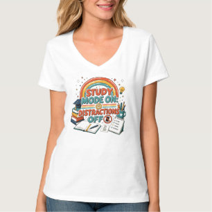 T-Shirt mit Grafik zum Zurück in die Schule, Gesch