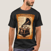 T - Shirt mit Grammophon (Vorderseite)