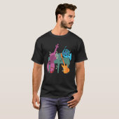 T - Shirt mit Grand Piano & Musikinstrumenten (Vorne ganz)
