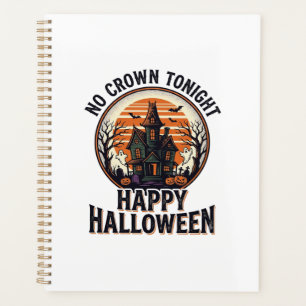T-Shirt mit gruseliger Halloween-Motiv und spooky Planer