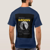 T-Shirt mit halben Ärmeln und Fuchs-Design (Rückseite)
