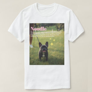 T-Shirt mit Haustier-Motiv – Foto & Name nach Wuns
