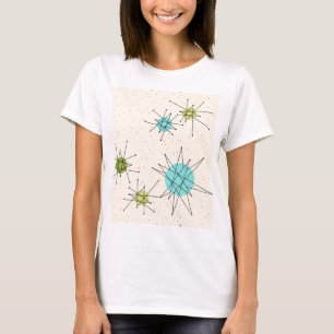 T-Shirt mit ikonischen atomaren Sternenbursts