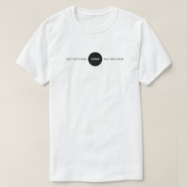 T-Shirt mit individuellem Logotext für Unternehmen