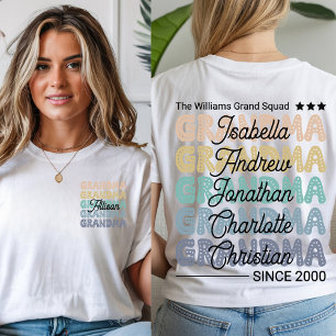 T-Shirt mit individuellem Namen für Nana, Gigi, Mu