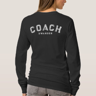 T-Shirt mit individuellem Namen für Trainer im Vin