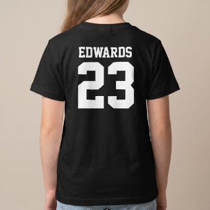 T-Shirt mit individuellem Sportler-Namen und -Numm