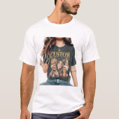 T-Shirt mit individuellem Text (Vorderseite)