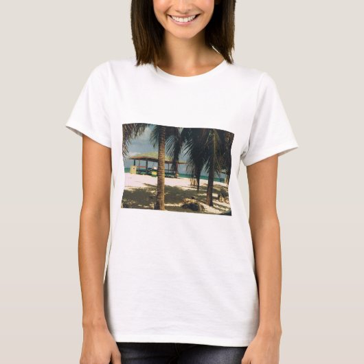 T - Shirt mit Inselszene (Vorderseite)