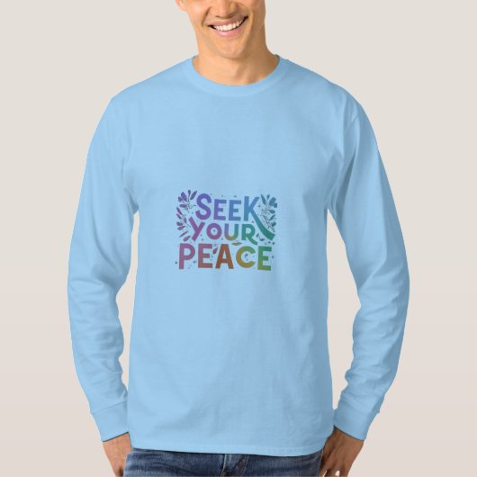 T- Shirt mit inspirierendem Zitat (Vorderseite)