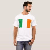 T Shirt mit irischer Flagge (Vorne ganz)