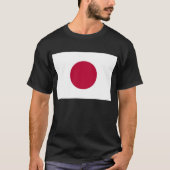 T Shirt mit japanischer Flagge (Vorderseite)