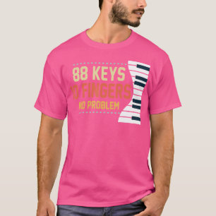T-Shirt mit Klaviertasten für Kinder Lustiger Musi