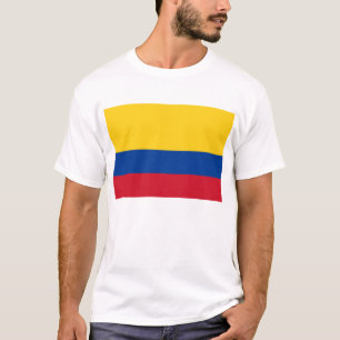 T Shirt mit kolumbianischer Flagge