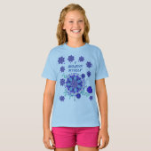 T - Shirt mit kreativen Blume (Vorne ganz)
