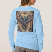 T - Shirt mit langer Rückenlehne, komfortabel, Läs (Rückseite)