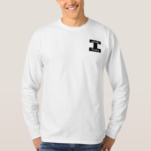 T-Shirt mit Logos für Männer mit langer Schlange (Vorderseite)