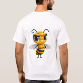 T-Shirt mit lustiger Biene 'Minding Mine' (Rückseite)