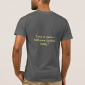 T - Shirt mit mechanischem Herzen (Rückseite)
