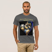 T - Shirt mit mechanischem Herzen (Vorne ganz)