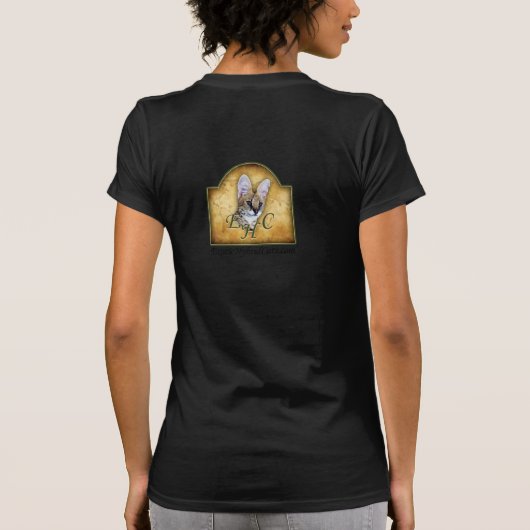 T - Shirt mit Mit Augen Blauer Servival (Rückseite)