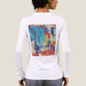 T-Shirt mit moderner Kunst Tri-Blend Shirt (Rückseite)
