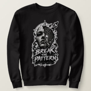 T-Shirt mit monochromem Grafikmuster "Break The Pa Sweatshirt