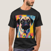 T - Shirt mit Mops (Vorderseite)