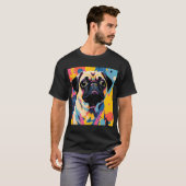 T - Shirt mit Mops (Vorne ganz)