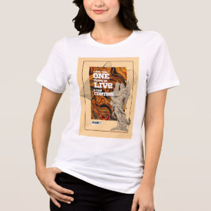 T-Shirt mit Motivationsaufdruck für Selbstkontroll Tri-Blend Shirt